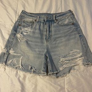American Eagle ripped jean shorts